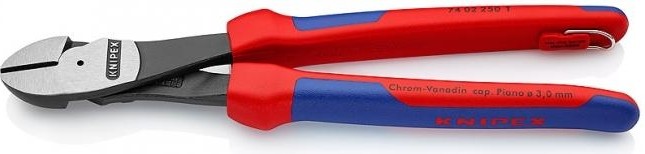 Бокорезы диагональные силовые KNIPEX 7402250T 250 мм KN-7402250T