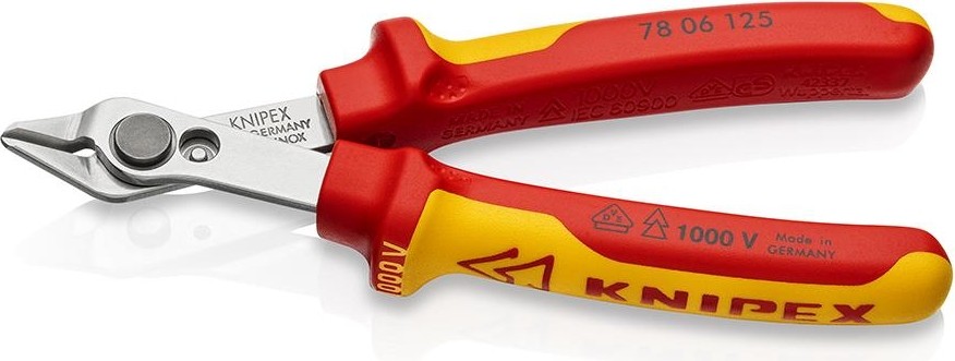 Бокорезы диэлектрические для электроники KNIPEX 7806125 125 мм KN-7806125