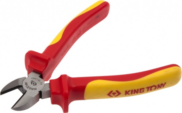 Бокорезы диэлектрические KING TONY 6216-06A 1000 V, 167 мм, диагональные
