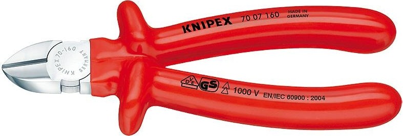 Бокорезы диэлектрические KNIPEX 7007160 1000 V, 160 мм KN-7007160