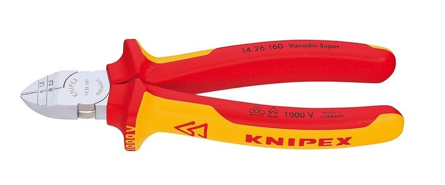 Бокорезы диэлектрические KNIPEX KN-1426160SB VDE, 160 мм