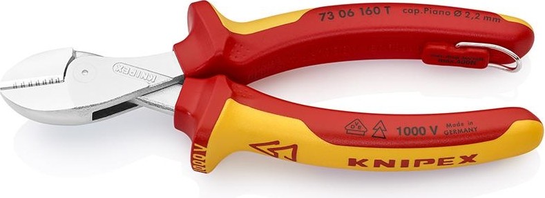 Бокорезы диэлектрические KNIPEX X-Cut 7306160T 160 мм KN-7306160T