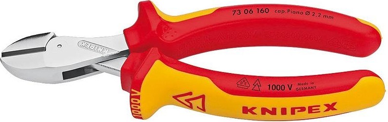 Бокорезы диэлектрические KNIPEX X-Cut 7306160 1000 V, 160 мм KN-7306160
