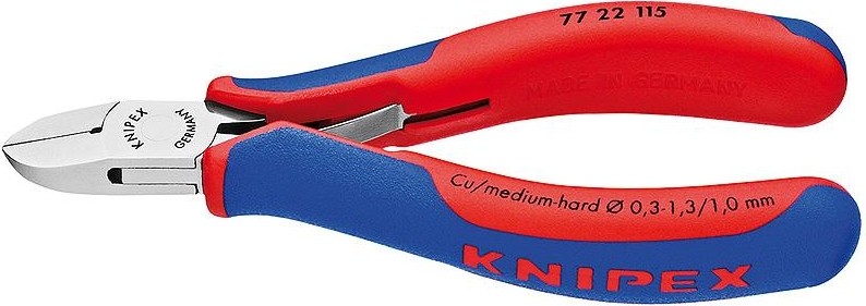 Бокорезы для электроники KNIPEX 7722115 115 мм KN-7722115