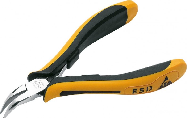 Бокорезы для электроники NWS 126G-79-ESD-120 антистатические ручки, изогнутые 45°