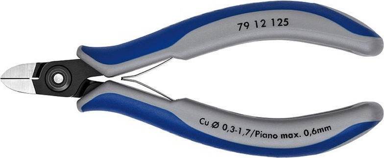 Бокорезы для электроники прецизионные KNIPEX 7912125 125 мм KN-7912125