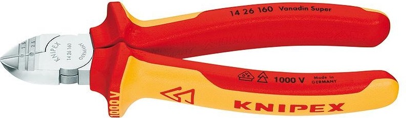 Бокорезы для удаления изоляции диэлектрические KNIPEX 1426160 1000 V, 160 мм KN-1426160