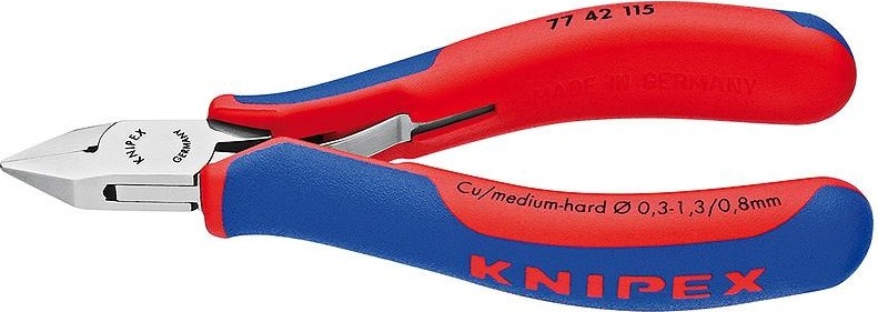 Бокорезы KNIPEX 7742130 для электроники 130 мм KN-7742130