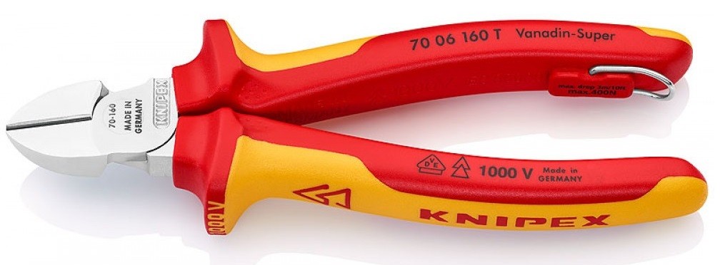 Бокорезы KNIPEX KN-7006160TBK VDE, 160 мм