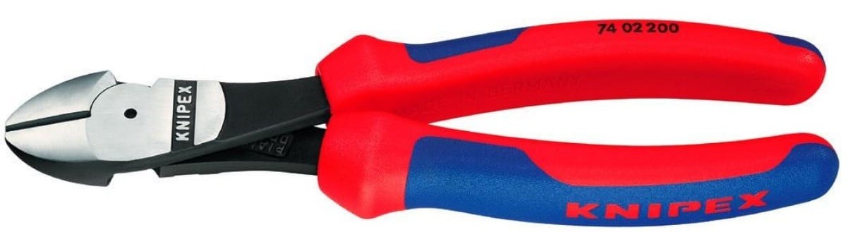 Бокорезы KNIPEX KN-7402200SB особо мощные, 200 мм, 2-комп. ручки