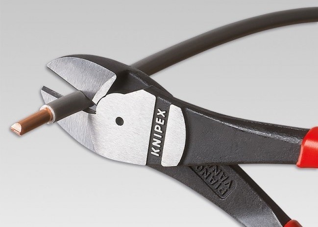 Бокорезы KNIPEX KN-7421250 особо мощные, губки 12°, 250 мм, обливные ручки - изображение 2