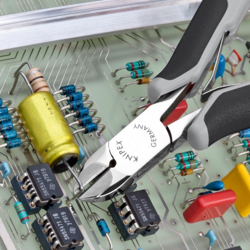 Бокорезы KNIPEX KN-7702120HESD для электроники - изображение 2