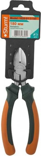 Бокорезы Sturm 1020-01-3-180 особо прочные губки, 2-х комп. рукоятки, 180мм - изображение 4