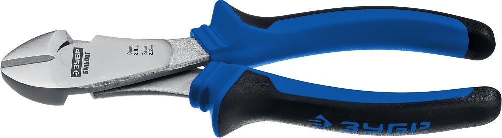 Бокорезы ЗУБР ПРОФЕССИОНАЛ БУЛЬДОГ усиленные эксцентр.располож.шарнира 2201-6-17_z02