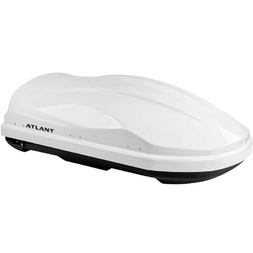 Бокс ATLANT 8597 diamond 352 (135*80*40) 350л., белый глянец, двухс - изображение 2
