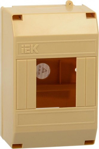 Бокс IEK Krepta 3 КМПн 1/4 ip20 для 4-х авт. выключателей, цвет сосна MKP31-N-04-30-135-S