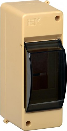 Бокс IEK Krepta 3 КМПн 2/2 ip30 для 2-х авт. выключателей, цвет сосна MKP42-N-02-30-20-S