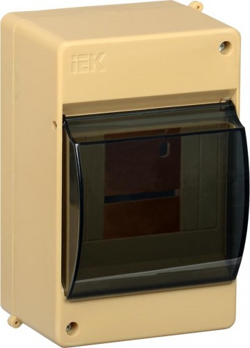 Бокс IEK Krepta 3 КМПн 2/4 ip30 для 4-х авт. выключателей, цвет сосна MKP42-N-04-30-12-S