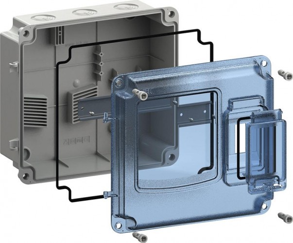 Бокс IEK Krepta 5 ЩУРн 1/3 ip66 pc MSP1-N-03-55 - изображение 2