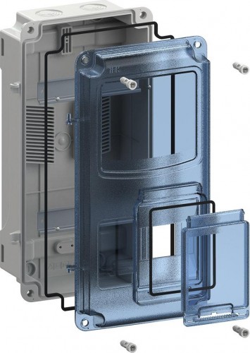 Бокс IEK Krepta 5 ЩУРн 1/8 ip66 pc MSP1-N-08-55 - изображение 2