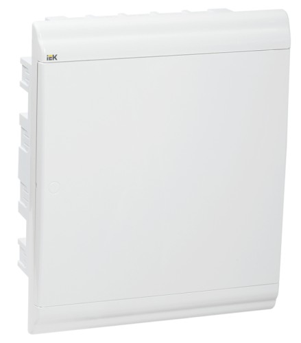Бокс IEK PRIME ЩРВ-П-24 мод. встраив. пластик IP41 бел. дверь  MKP82-V-24-WD-41-10