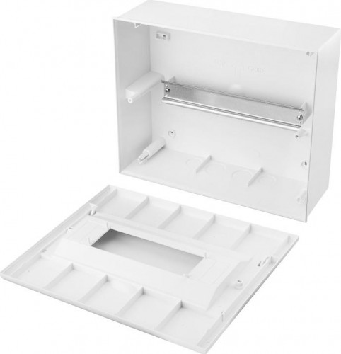 Бокс Kranz KR-11-0313 пластиковый ЩРН-П-12 IP41 белый (белая дв.) - изображение 4