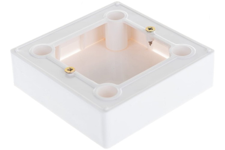 Бокс REXANT BN-01 для накладного монтажа, белый 51-0569-1 - изображение 2