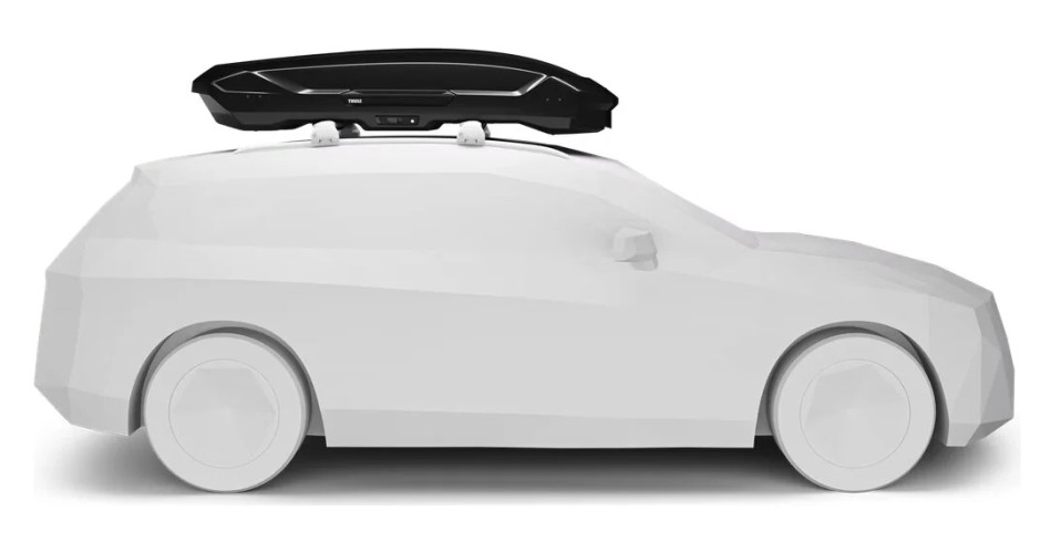 Бокс THULE Motion 3 XXL 232x92x45 см, черный глянцевый, 600 л 639900 - изображение 3