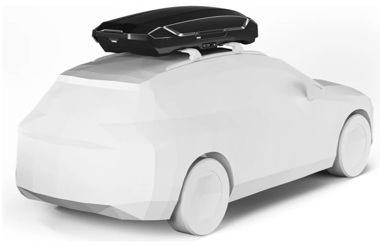 Бокс THULE Motion 3 XXL 232x92x45 см, черный глянцевый, 600 л 639900 - изображение 2