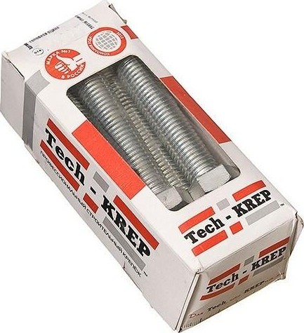 Болт Tech-KREP М16 х 70 (уп. 12 шт.) DIN933 оцинкованный 126536