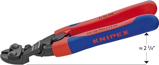 Болторез KNIPEX Cobolt 7122200SB 200 мм KN-7122200SB - изображение 2