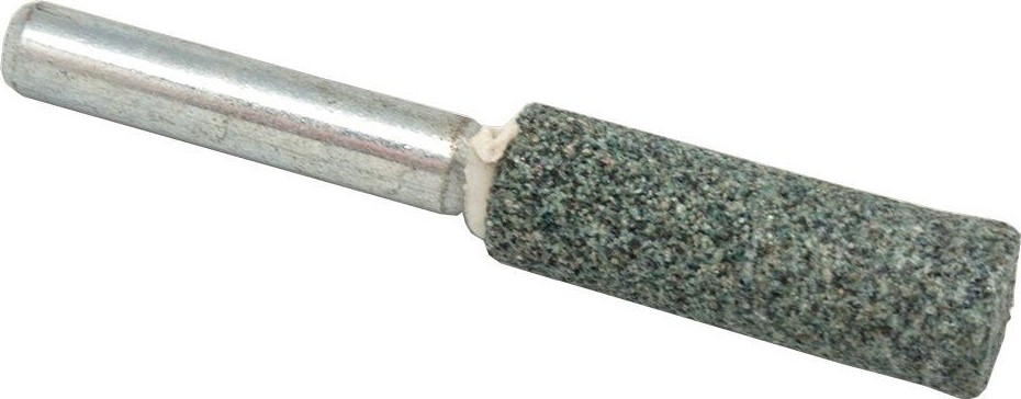 Бор-фреза абразивная ПРАКТИКА 10х32 мм, карбид кремния, цилиндрическая хвост 6 мм 641-404