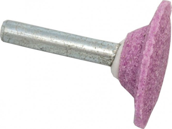 Бор-фреза абразивная ПРАКТИКА 32х6 мм, оксид алюминия, дисковая хвост 6 мм 641-237