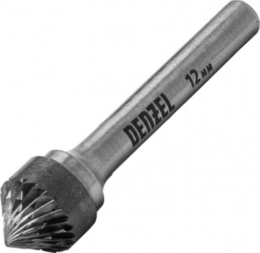 Бор-фреза по металлу  Denzel тип-K твердосплавная, зенкер 90 град., 12 мм 72058
