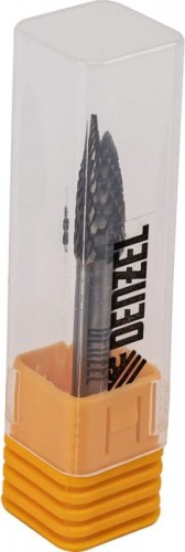 Бор-фреза по металлу  Denzel тип-G твердосплавная, параболическая заостренная, 8 мм 72047 - изображение 3