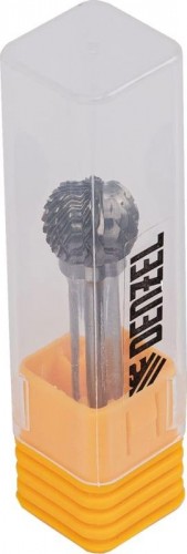 Бор-фреза по металлу  Denzel тип-D твердосплавная, шарообразная, 12 мм 72031 - изображение 3