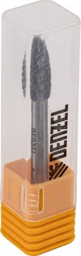 Бор-фреза по металлу  Denzel тип-H твердосплавная, элипсообразная, 8 мм 72061 - изображение 3