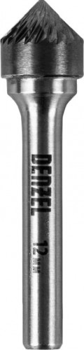 Бор-фреза по металлу  Denzel тип-K твердосплавная, зенкер 90 град., 12 мм 72058 - изображение 2