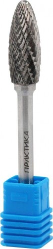 Бор-фреза по металлу ПРАКТИКА форма Н язык пламени  8,0*20,0/65,0 хв. 6 мм 644-528 644-528