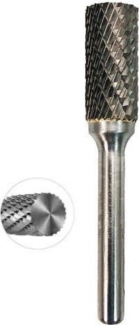 Бор-фреза по металлу  Профоснастка №050, 10*20*65 мм, d хв.= 6 мм, Форма A двойная заточка 860161020650