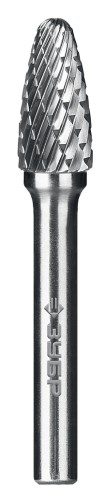 Бор-фреза по металлу  ЗУБР 28805-10-20 10х20 мм, тип f, твердосплавная