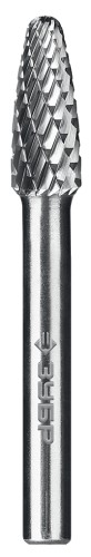 Бор-фреза по металлу ЗУБР 28805-8-20 тип F 8х20 мм, твердосплавная  28805-8-20