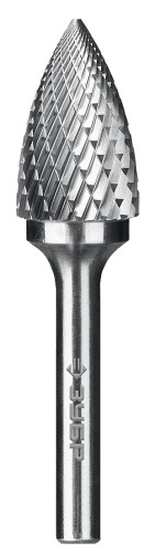 Бор-фреза по металлу  ЗУБР 28806-16-25 16х25 мм, тип g, твердосплавная