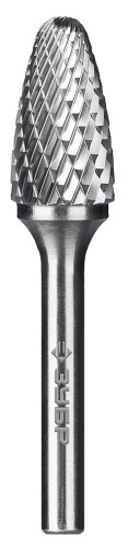 Бор-фреза по металлу  ЗУБР 28805-14-25 14х25 мм, тип f, твердосплавная