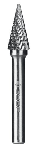 Бор-фреза по металлу  ЗУБР 28811-10-20 10х20 мм, тип m, твердосплавная