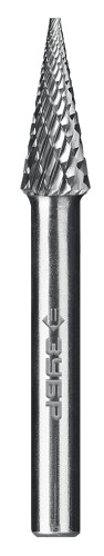 Бор-фреза по металлу  ЗУБР 28811-8-20 8х20 мм, тип m, твердосплавная