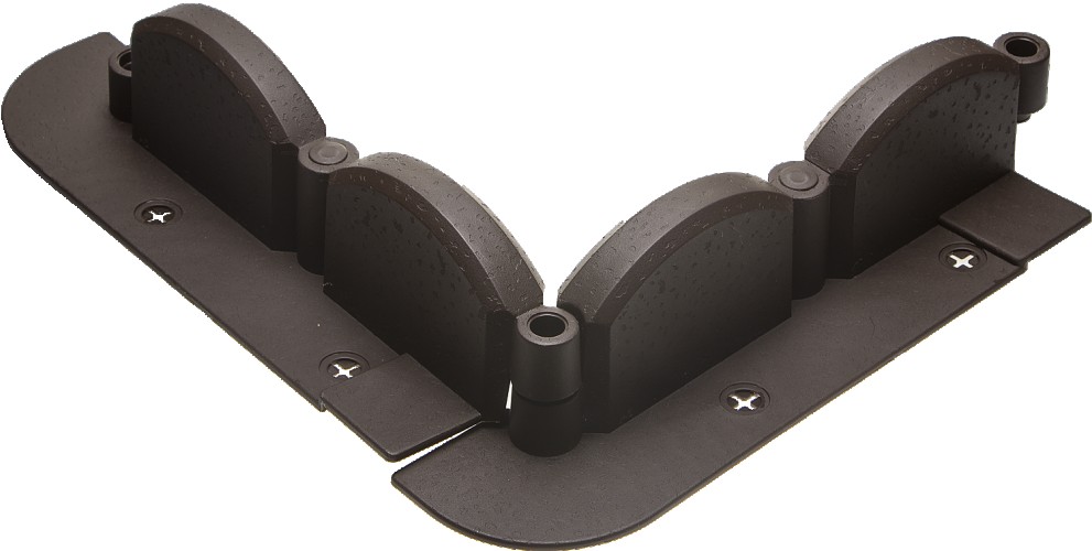 Бордюр садовый GRINDA ВОЛНА декоративный 9х256см, коричневый 422229