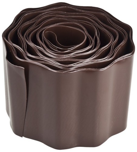 Бордюрная лента GRINDA 10смх9 м цвет коричневый 422247-10