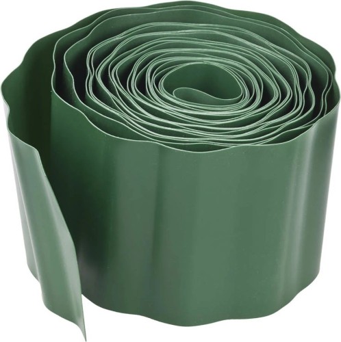 Бордюрная лента GRINDA 15смх9 м цвет зеленый 422245-15