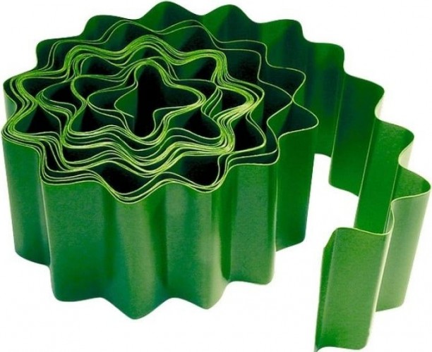 Бордюрная лента PALISAD 20х900 см полипропиленовая, зеленая 64482